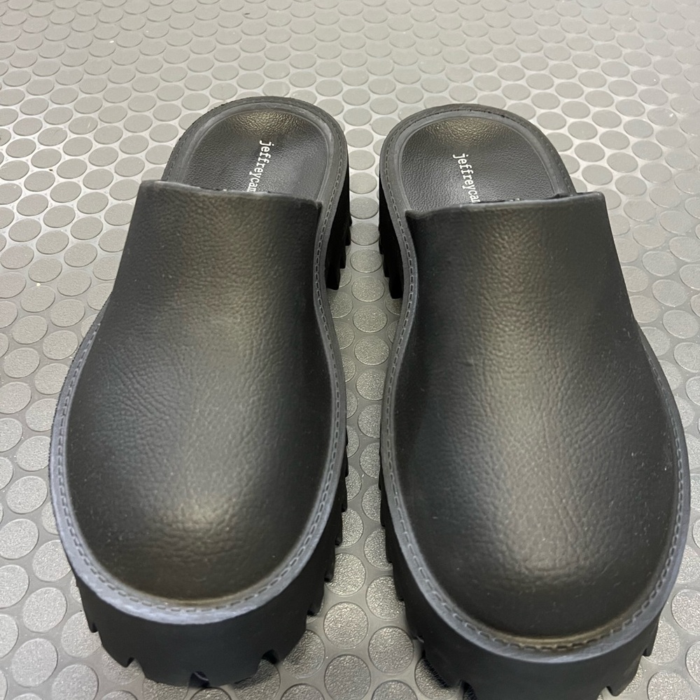 Jeffrey Campbell Black Chunky Clog